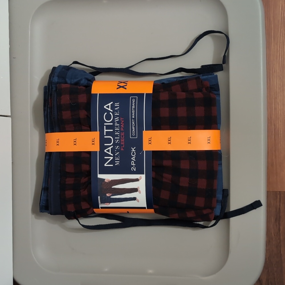NWT Nautica men's 2 pack fleece pants